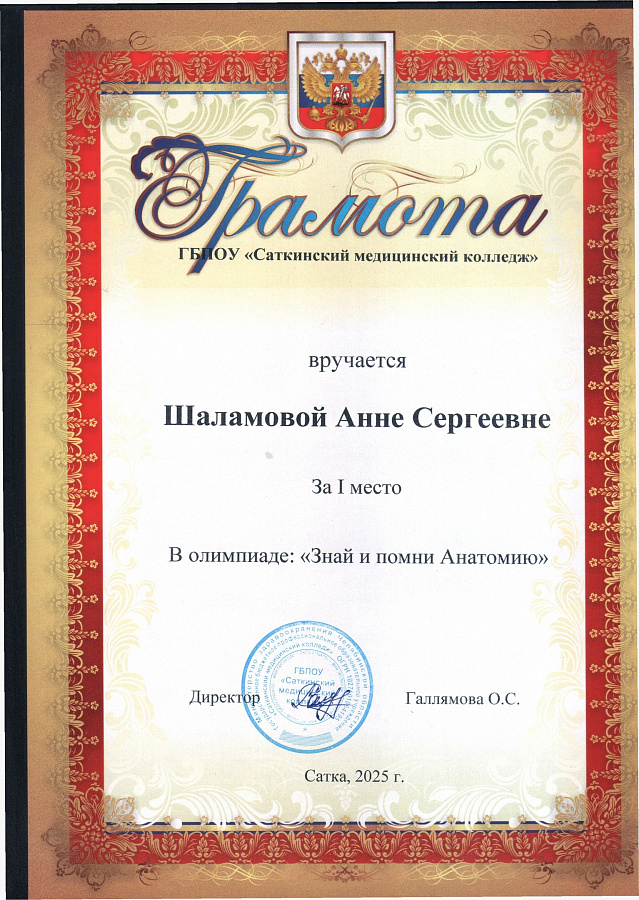 «Знай и помни анатомию»